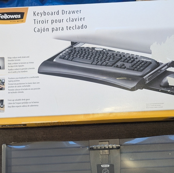 Fellowes Keyboard Drawer! New In Box! - Picture 2 of 6